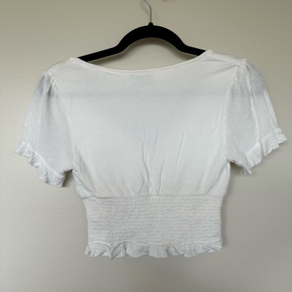 Urban outfitters white crop top size small - Picture 2 of 3